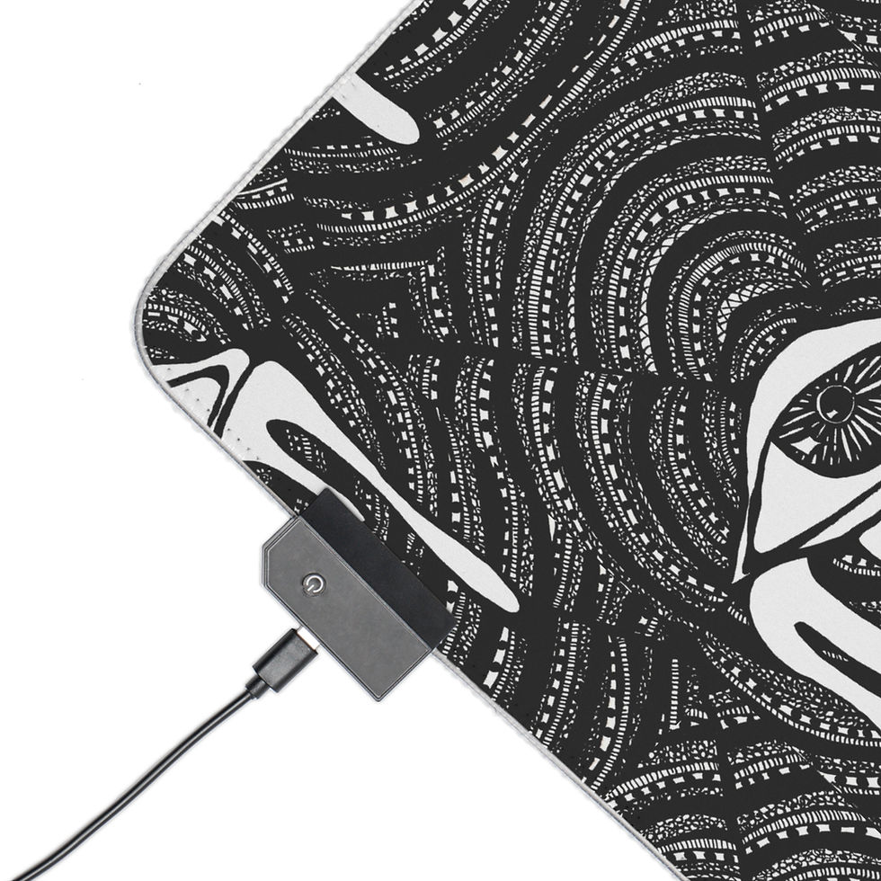 Thumbnail: "Can't Look Away" LED Gaming Mouse Pad 