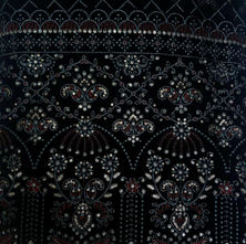 Velvet Embroidery Panel Design | Shubham Silk Mills