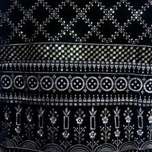 Velvet Embroidery Panel Design | Shubham Silk Mills