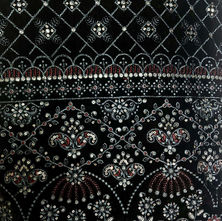 Velvet Embroidery Panel Design | Shubham Silk Mills