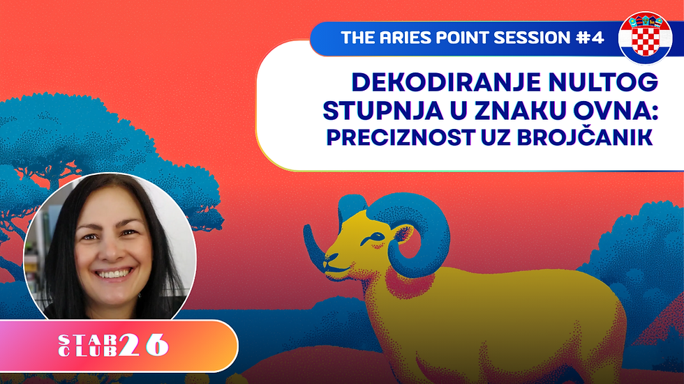 Dekodiranje Nultog Stupnja u znaku Ovna: Preciznost uz brojčanik / Decoding the Aries Point: Precision with the Dial