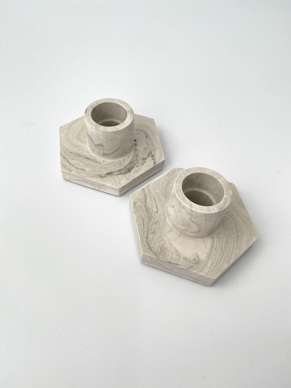 Thumbnail: Montclair Hexagon Candleholders - Set of 2