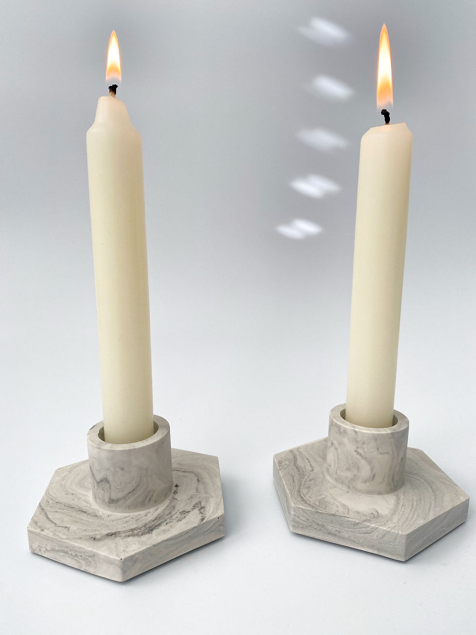 Thumbnail: Montclair Hexagon Candleholders - Set of 2