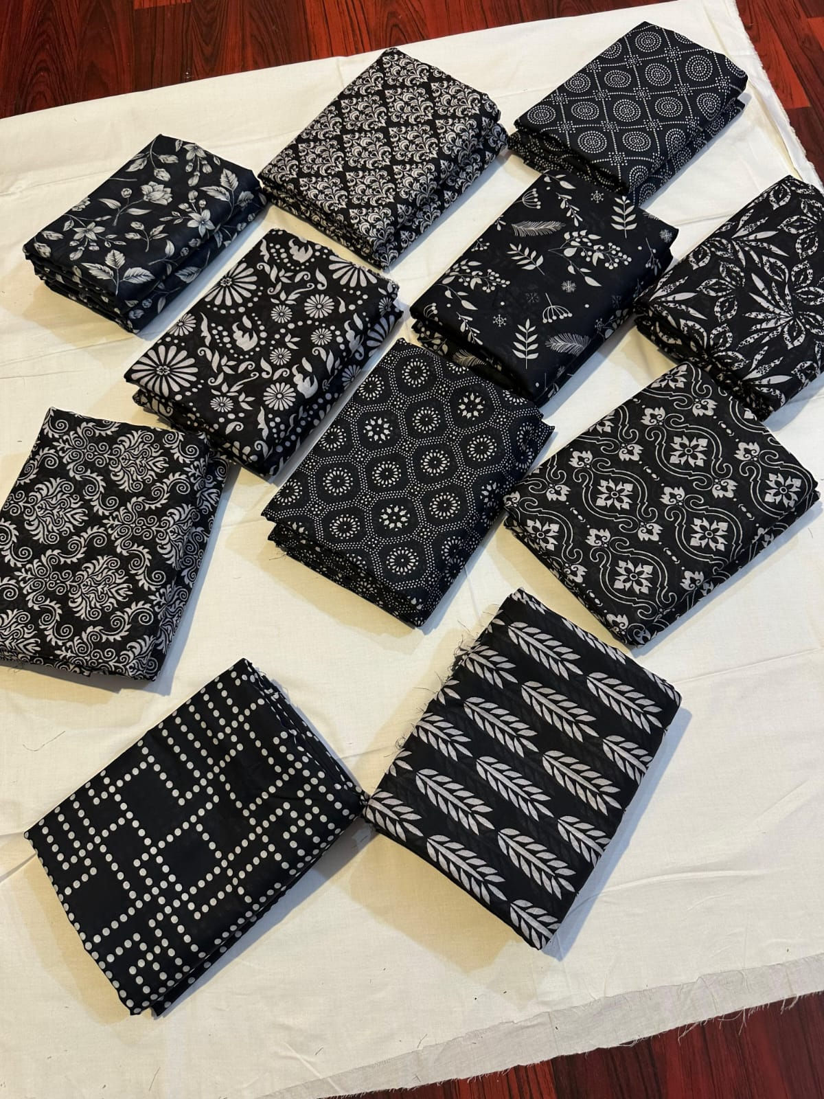 Black & white 2pc Allover By "ALKARAM STUDIO"