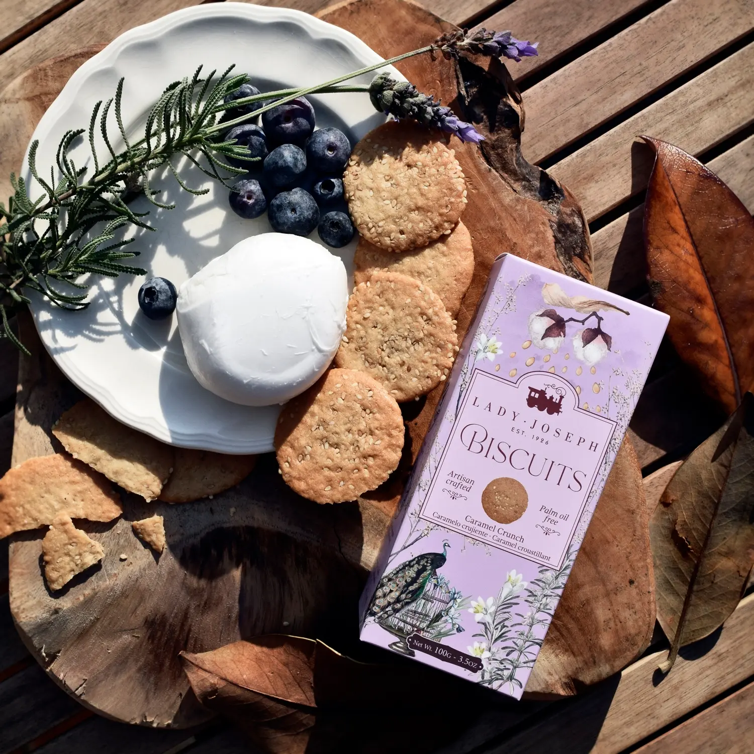 Biscuits fins et croustillants au caramel