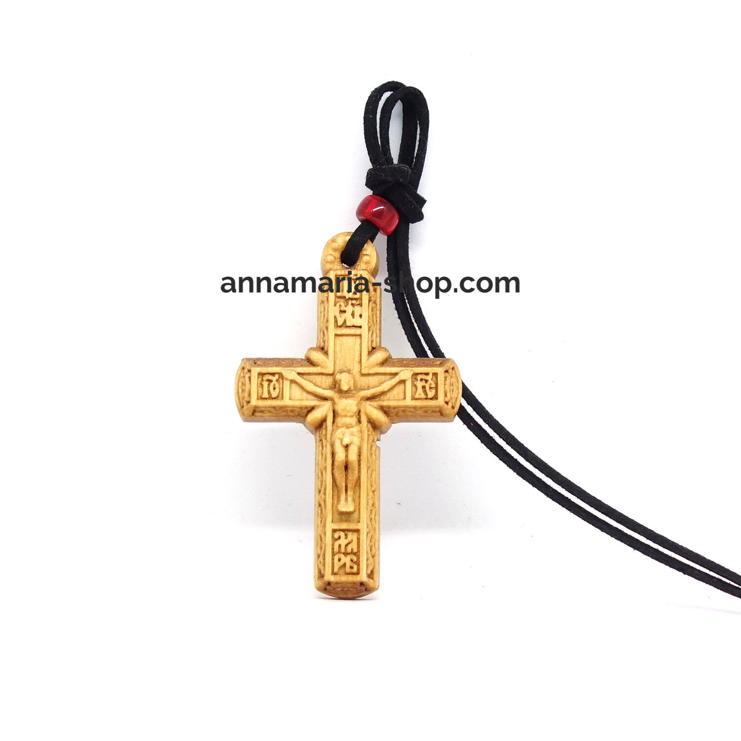 Хрестик дерев'яний різьблений Розміри: 7 х 5 см