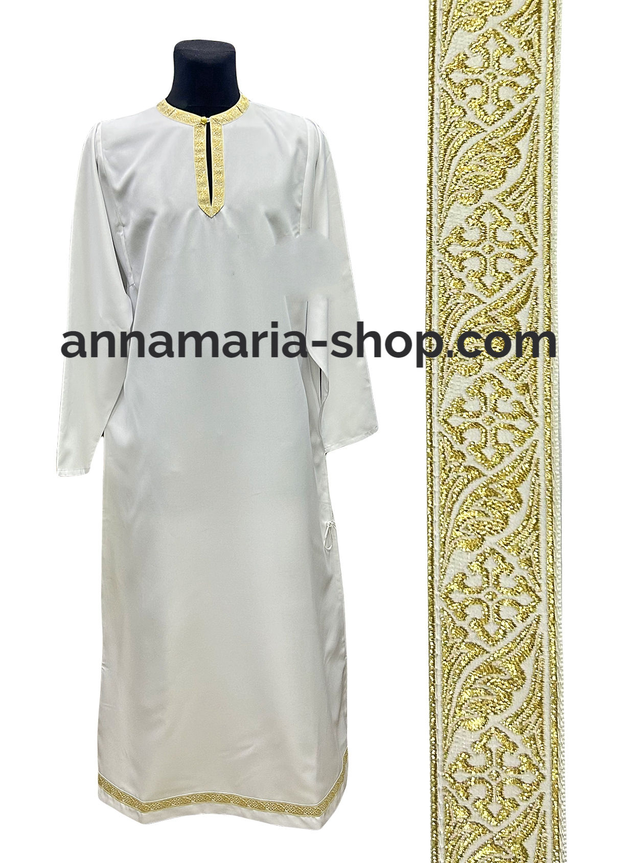 БЕЛЬО Бяло r44/d150см Габардин Алум