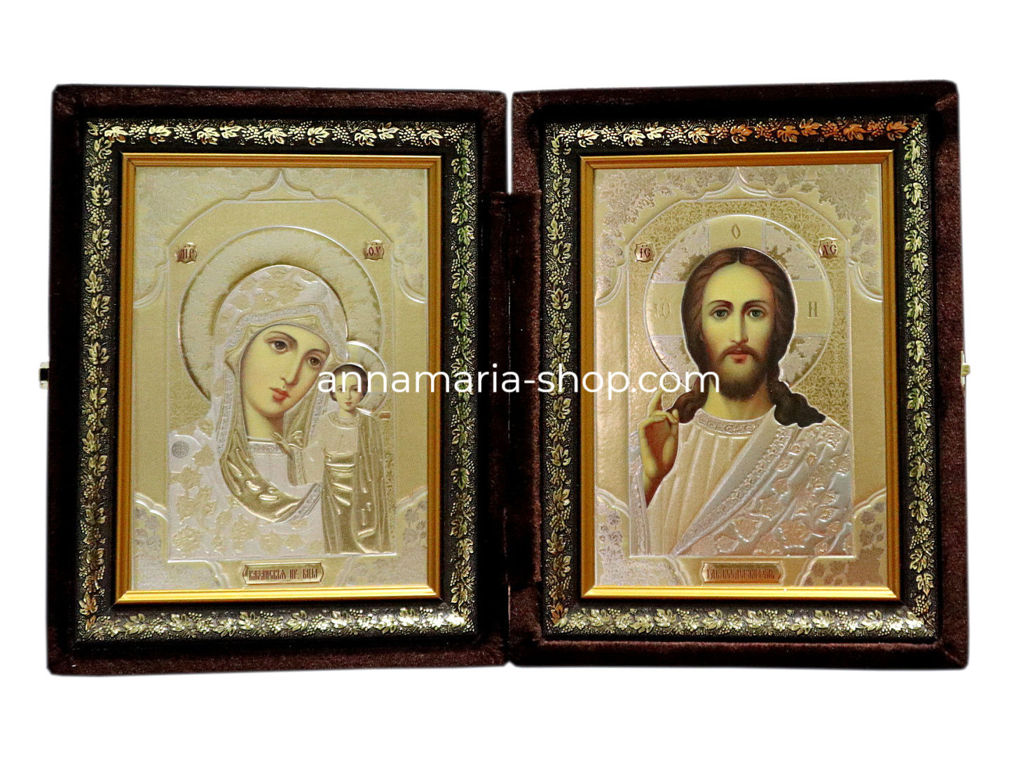 Оксамитовий складень лик не витягується 25/30 см