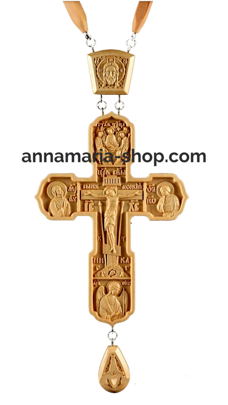 Хрест НАПЕРСТНИЙ Нагородний 17.5/8см Дерево №10