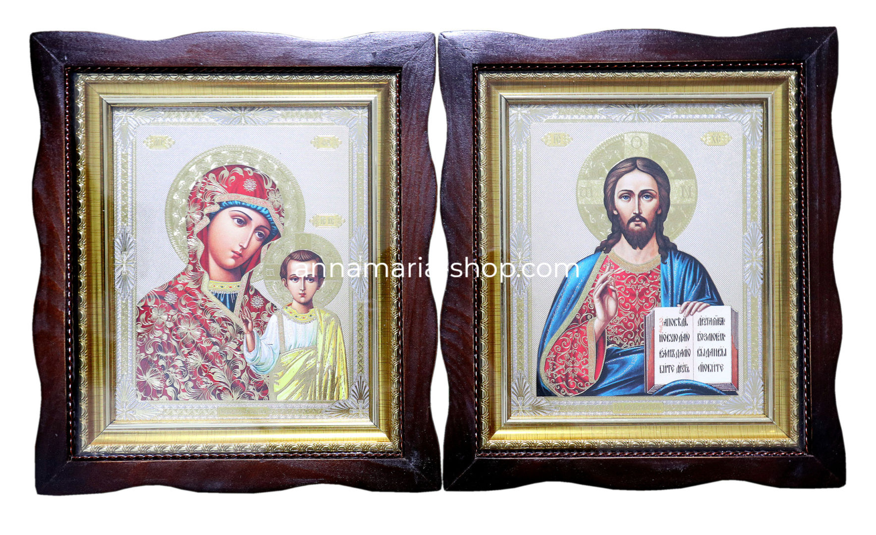 Ζευγάρι του Κυρίου Παντοδύναμου και της Μητέρας του Θεού Καζάν Αρ. 0015 x2 24/21