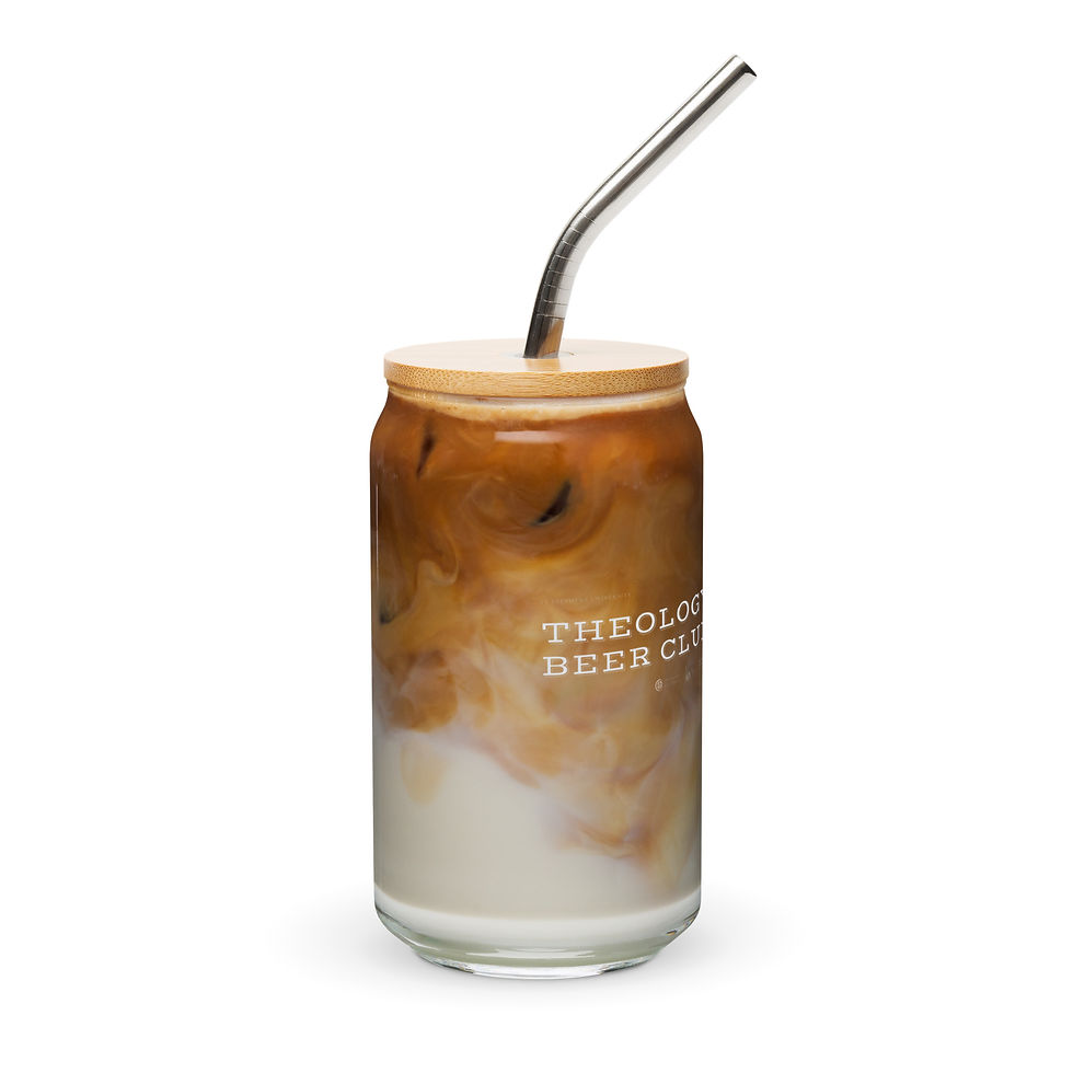 Thumbnail: Alternative SSU Logo can-shaped glass — "Theology Beer Club"