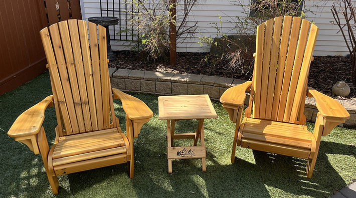 Compact camping or patio side table