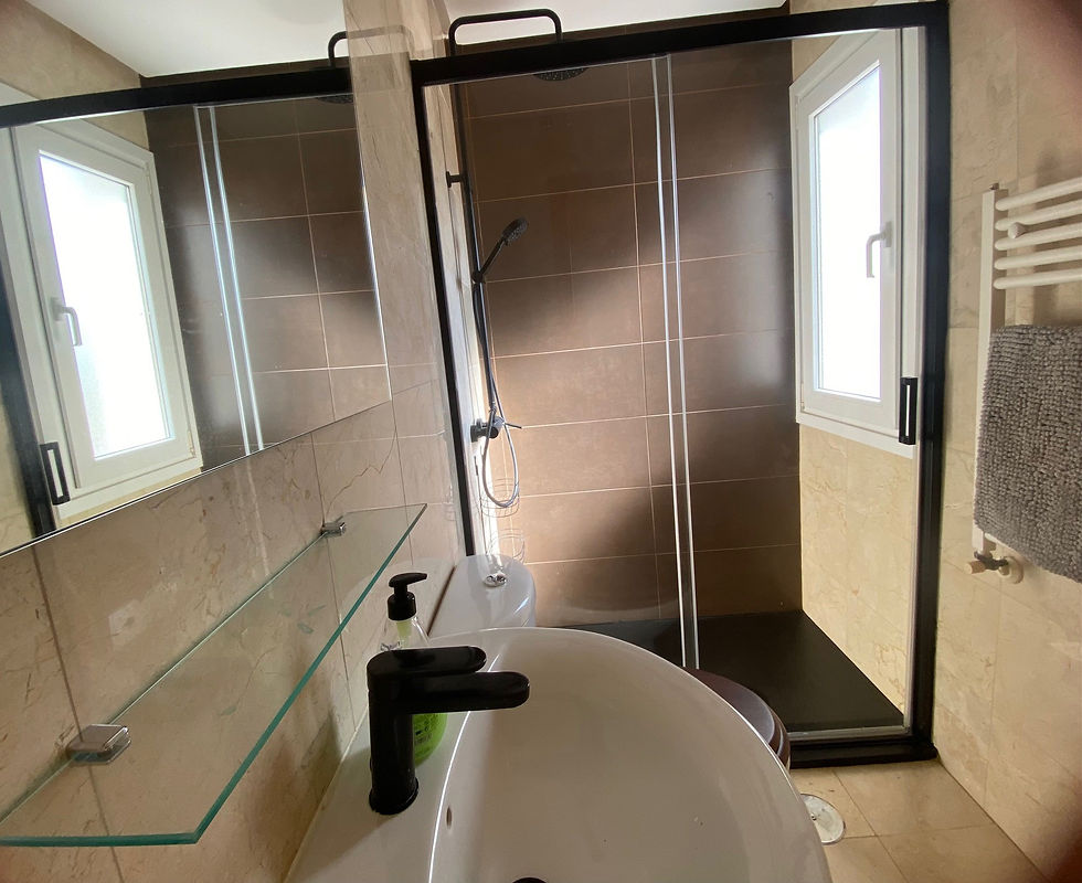 New shower room