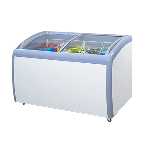 Markes Chest Freezer Curve Glass Door 9.2 cu. ft. I 12.7 cu. ft