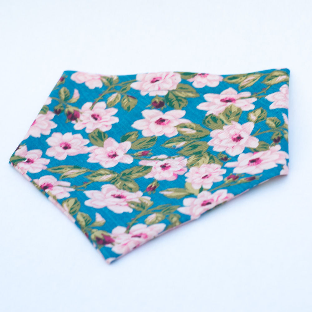 Pink Floral Bandana