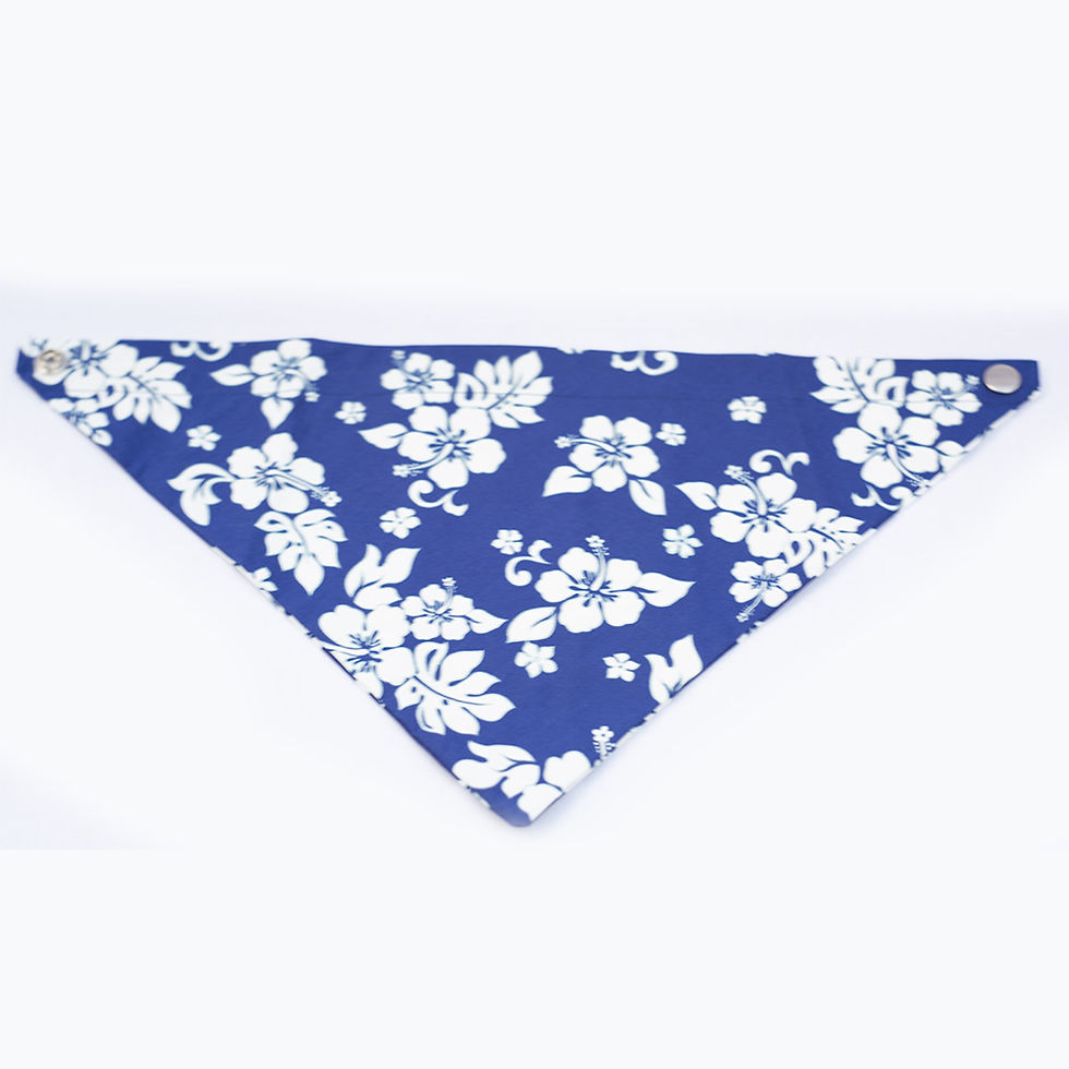 Thumbnail: Deep Blue Hawaiian Bandana
