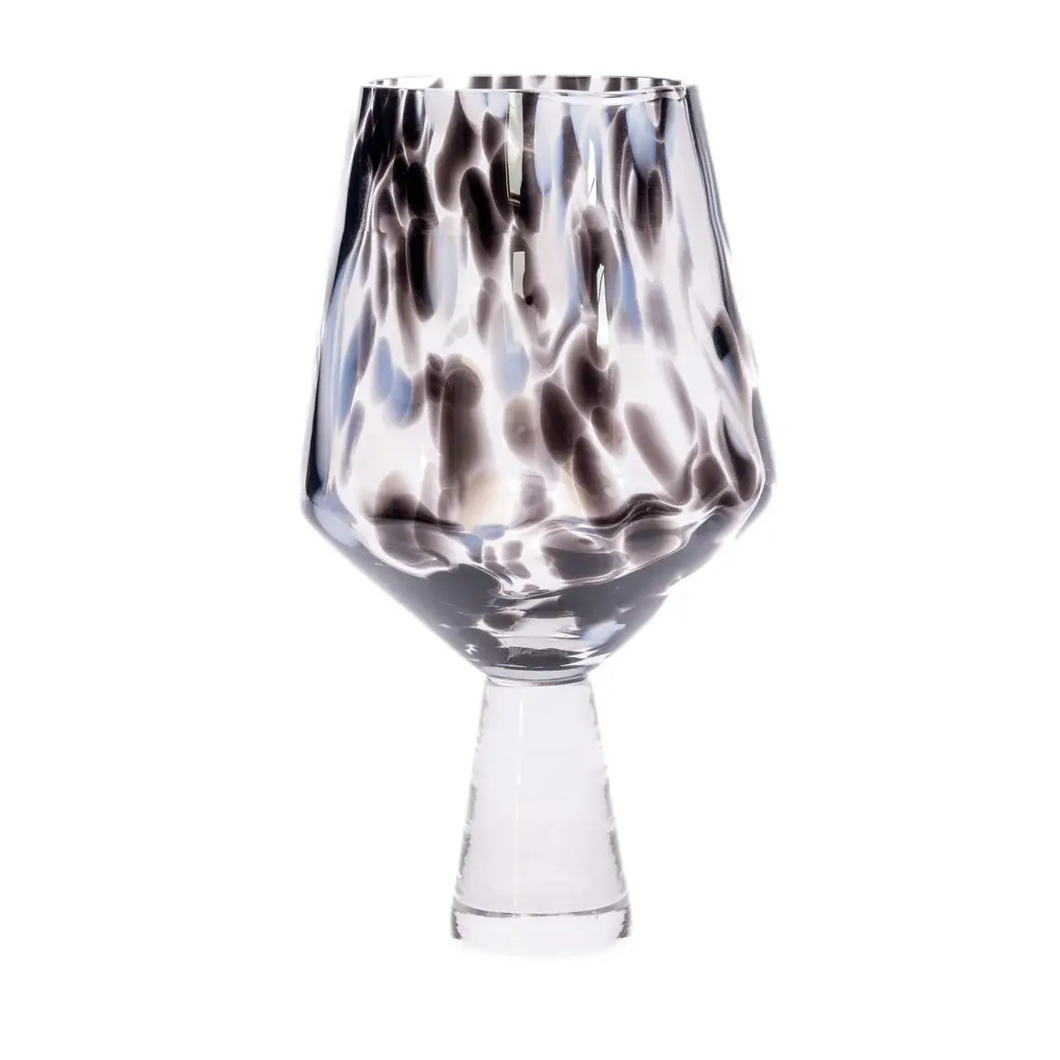 Set of two Large Drinking Glasses / Gin Glass : Dalmatian