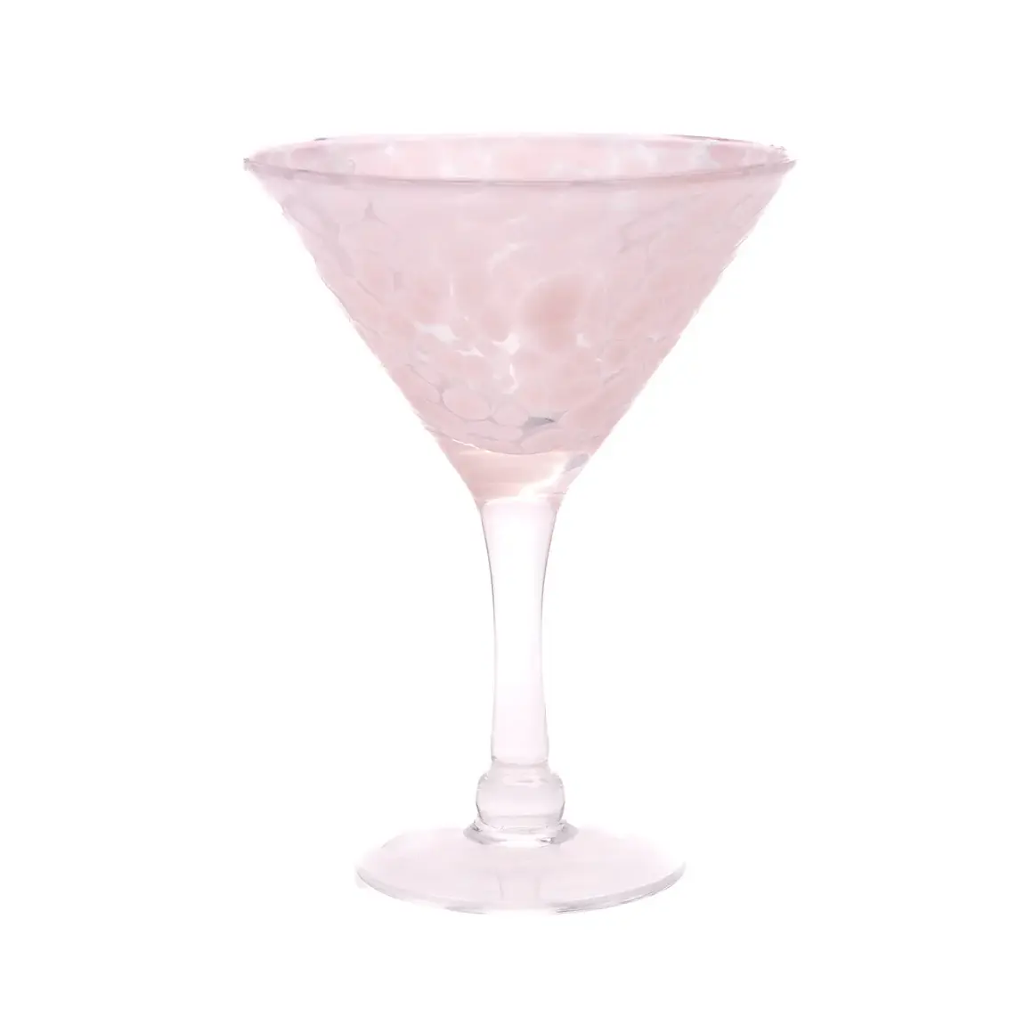 Set of two Martini Glasses: Blush Pink
