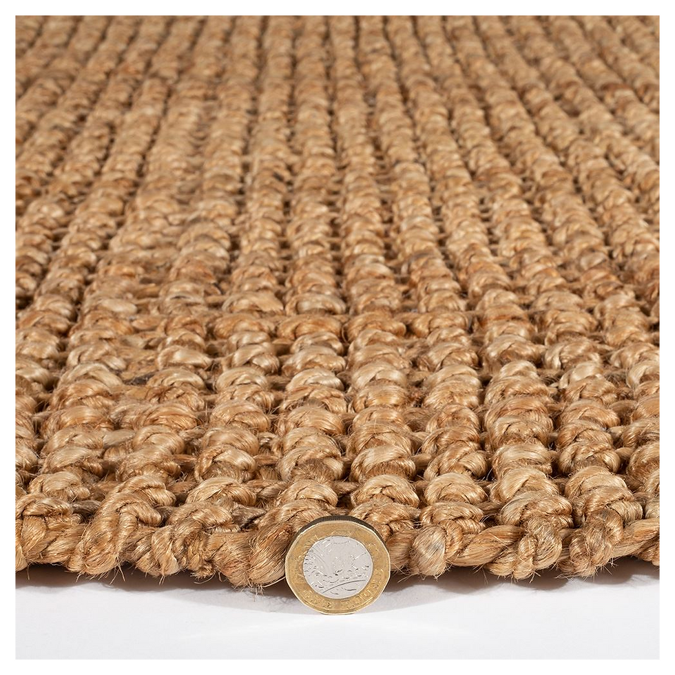 Thumbnail: Whitefield Handwoven Boucle 120x170cm Natural Rug