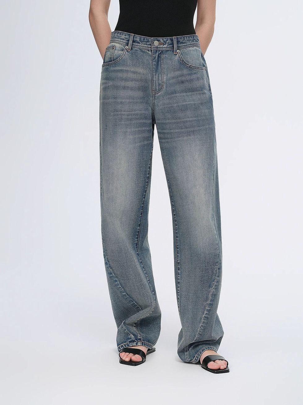 Miniatura: Vintage Heavy Cotton Polyester Blended Washed Comfortable