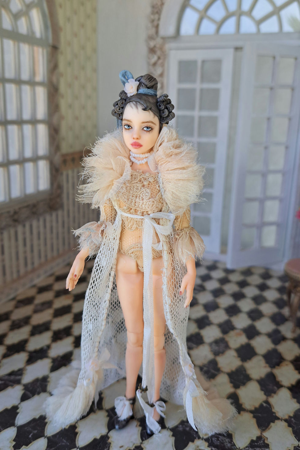 Miniature : Ida Poupée unique (1:12) — issue d'une collection privée