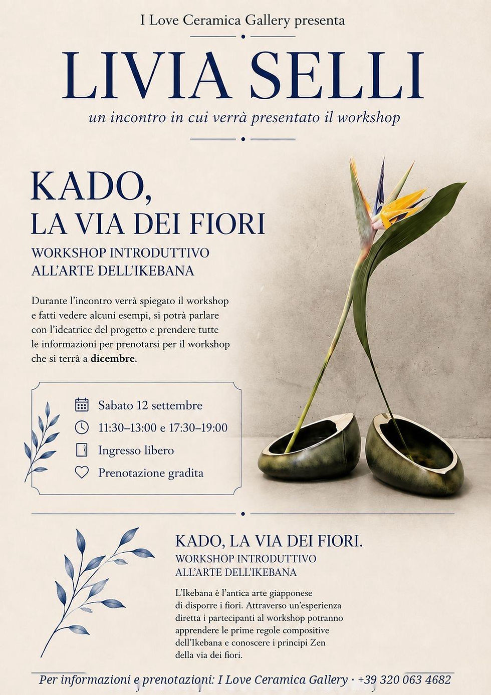 Livia Selli: KADO, LA VIA DEI FIOR