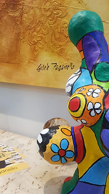 ACE expõe telas e esculturas de Gisele Faganello em mostra cultural