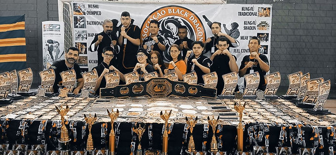 Equipe de Artes Marciais é homenageada pelas 135 premiações conquistadas no ano