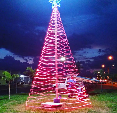 Prefeitura de Elisiário inaugura decoração natalina no Conjunto Laércio Bito