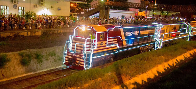 Trem do Natal da Rumo passará por Catanduva e região em 11 de dezembro