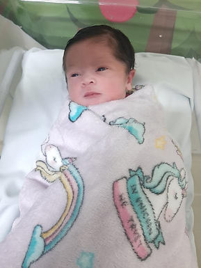 Maya Yasmin é primeira bebê nascida em 2022 em Catanduva
