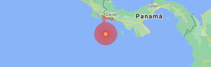 Terremoto de magnitude 6,8 atinge costa sul do Panamá