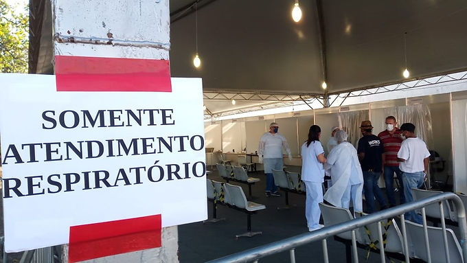 Santa Adélia amplia atendimento em tenda exclusiva para pacientes com síndrome gripal