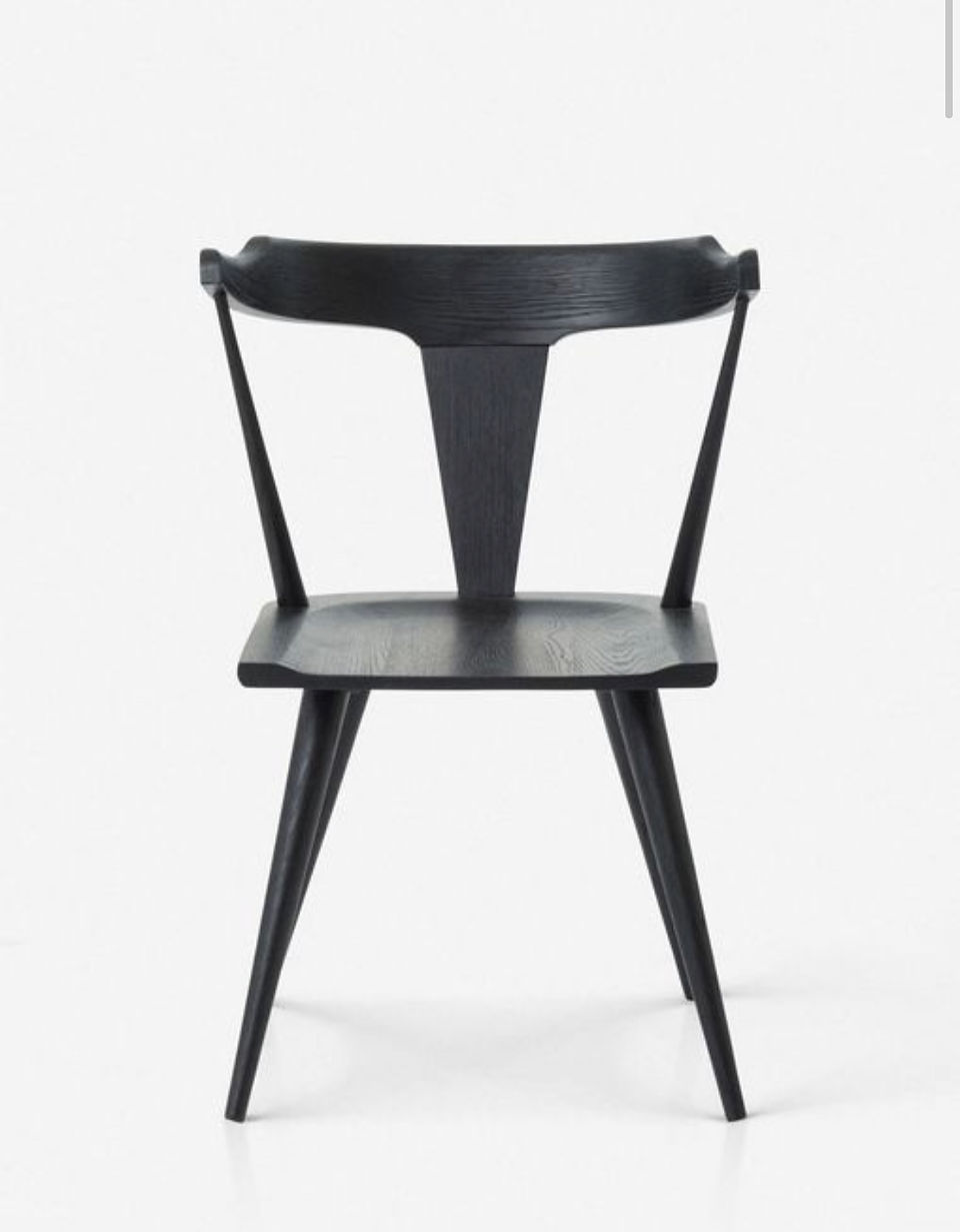 Black Dining chair Farmhouse