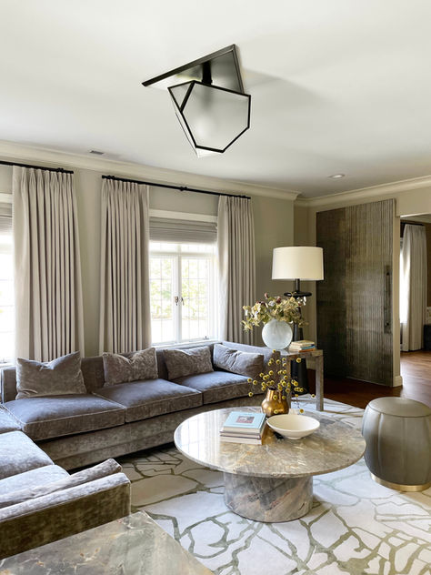 rug company kelly wearstler rug baker sofa  urban electric lighting  custom curtains bellagio window fashions schumacher metal wallpaper covered door