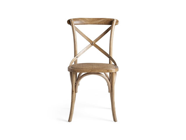 Farmhouse cross back dining chair