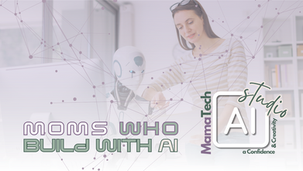 a low contrast image of a thin white woman and a human-shaped white metal robot standing in a brightly lit office, working in front of a computer.