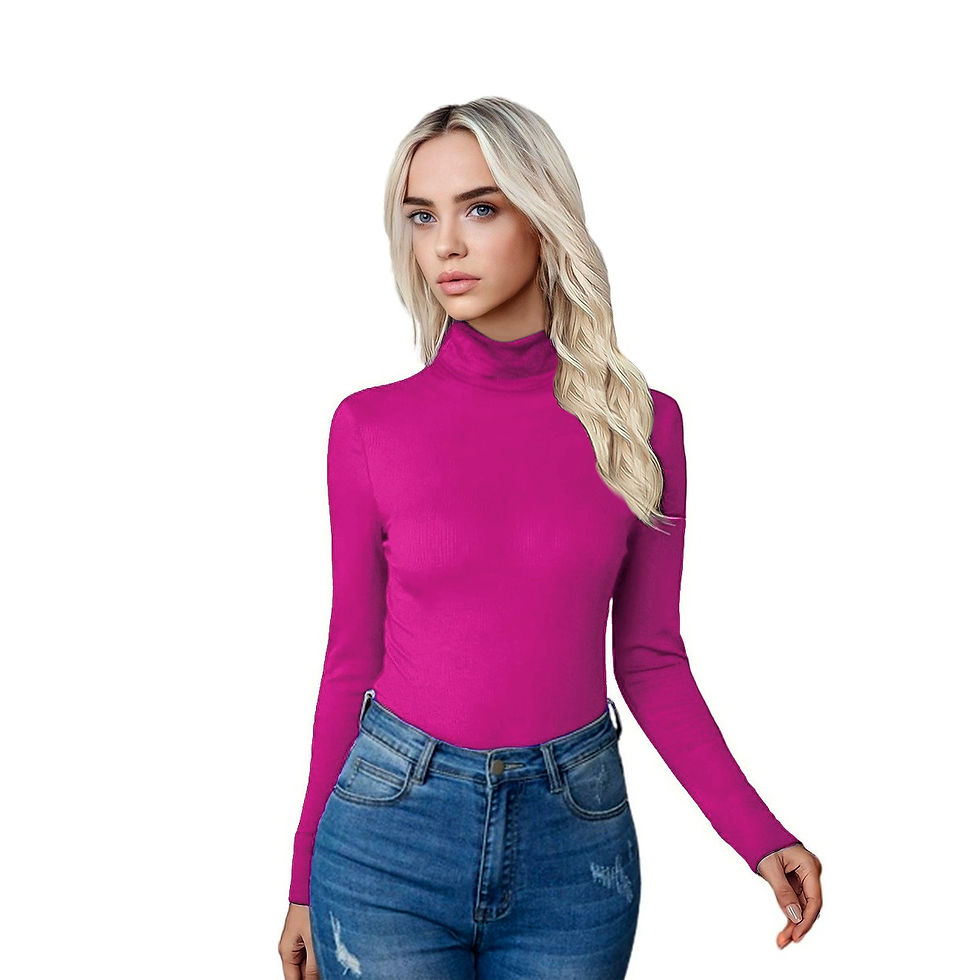 Blusa Manga Larga Cuello Alto No térmica JAC Fiusha Jera