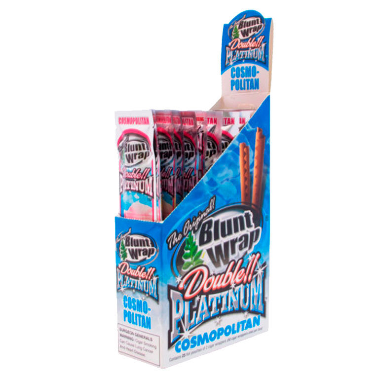 Papel para Fumar Cosmopolitan Blunt Wrap 2X Double Platinum