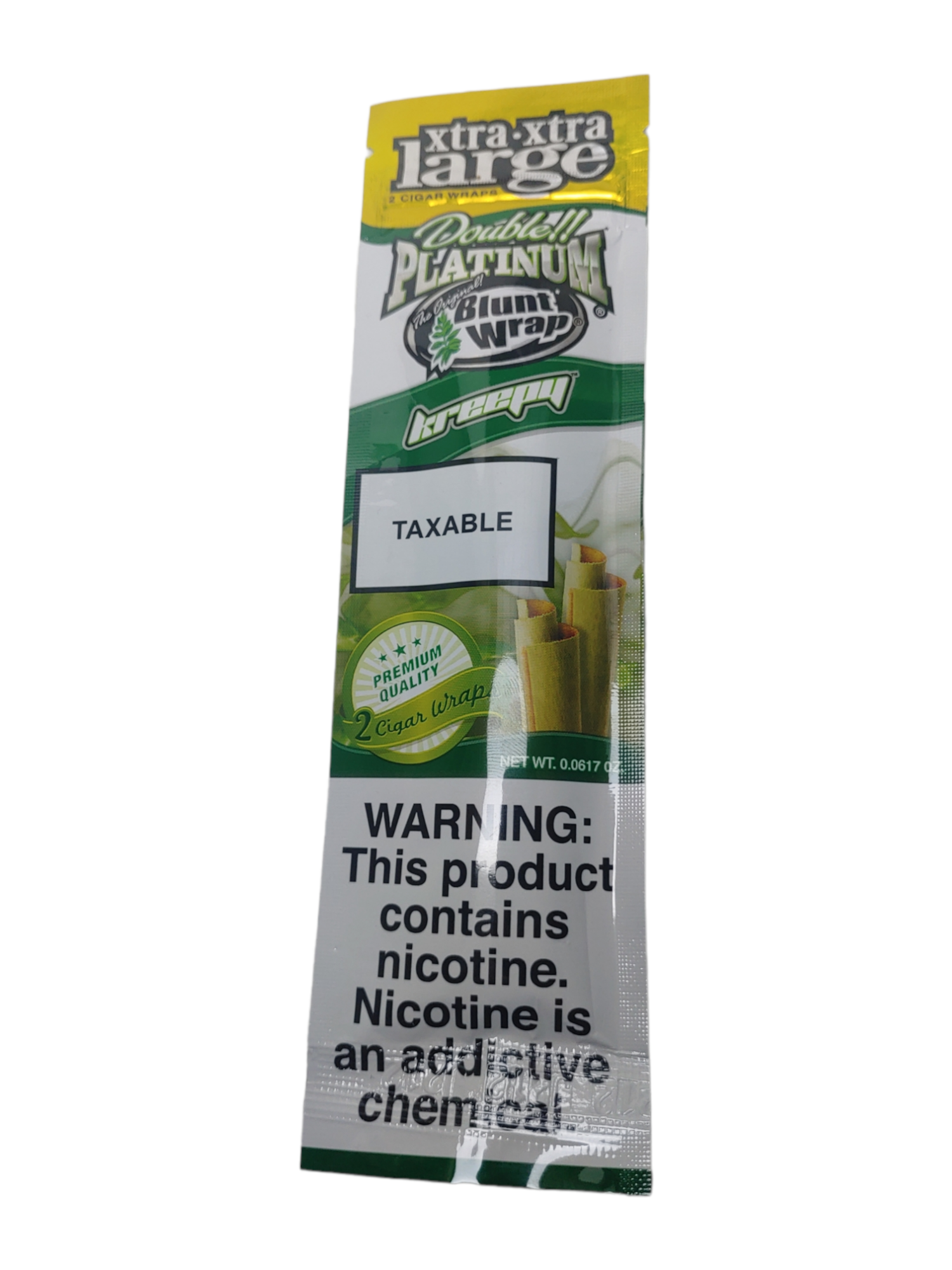 12 Sobres Kreepy Blunt Wrap Xtra Xtra Large Double Platinum 2X