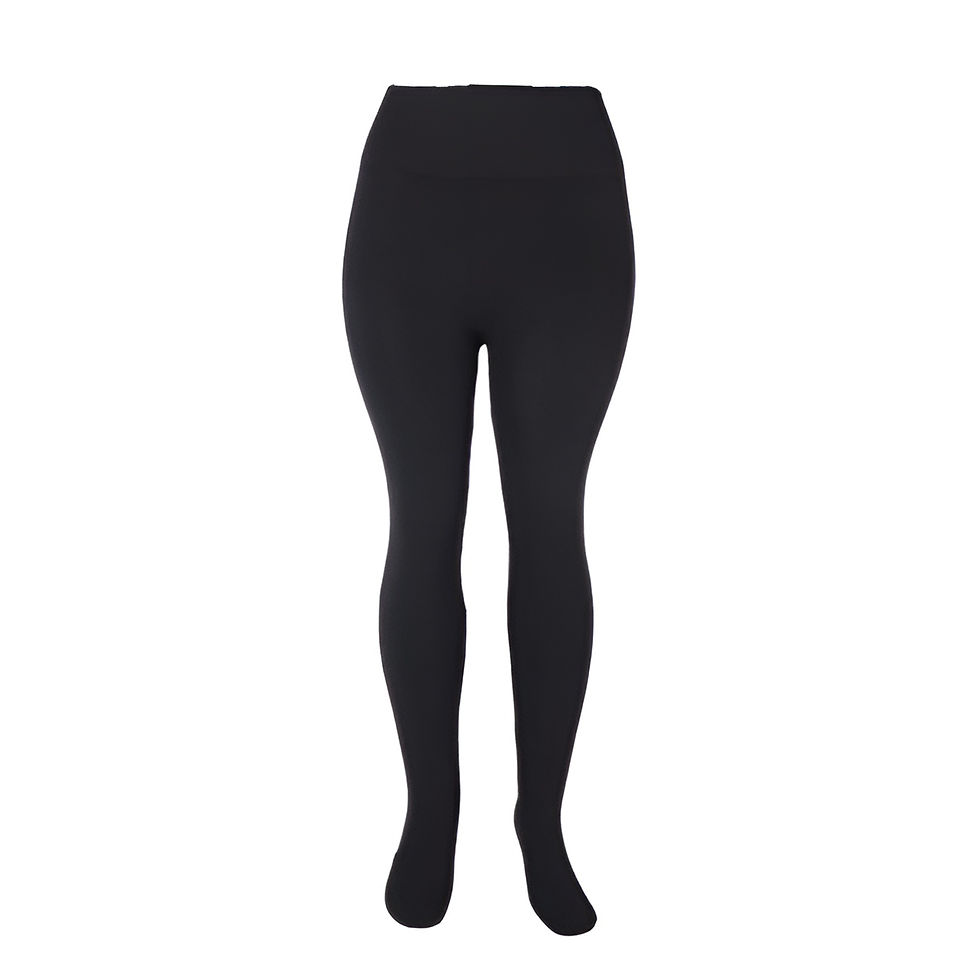 Leggins Térmico Completo Pretina Ancha Negro Jera