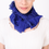 Thumbnail: Circular Pleated Scarf - Blues/Greens