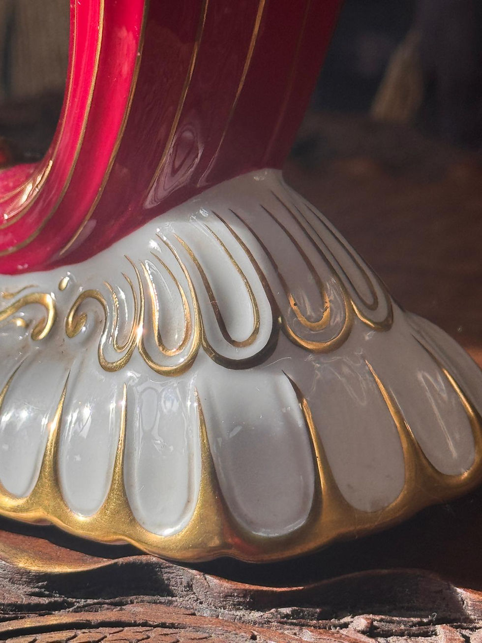 Thumbnail: Coalport Horn of Cornucopia Lamp Base