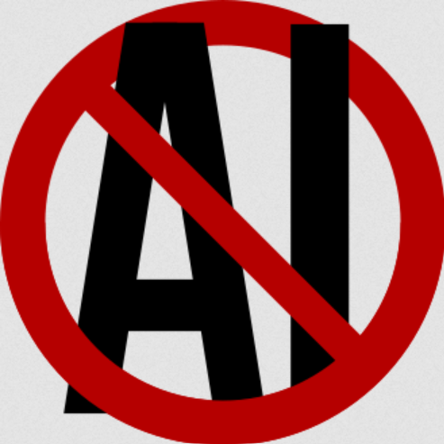 NO AI IN REPLACING ARTISTS OR ARTISTIC MEDIA - AI BOTS CANNOT BE CREATIVE (*yet*, but we have a LONG way to go...)