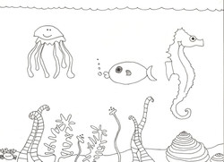 Coloriage animaux marins