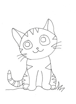 coloriage chat