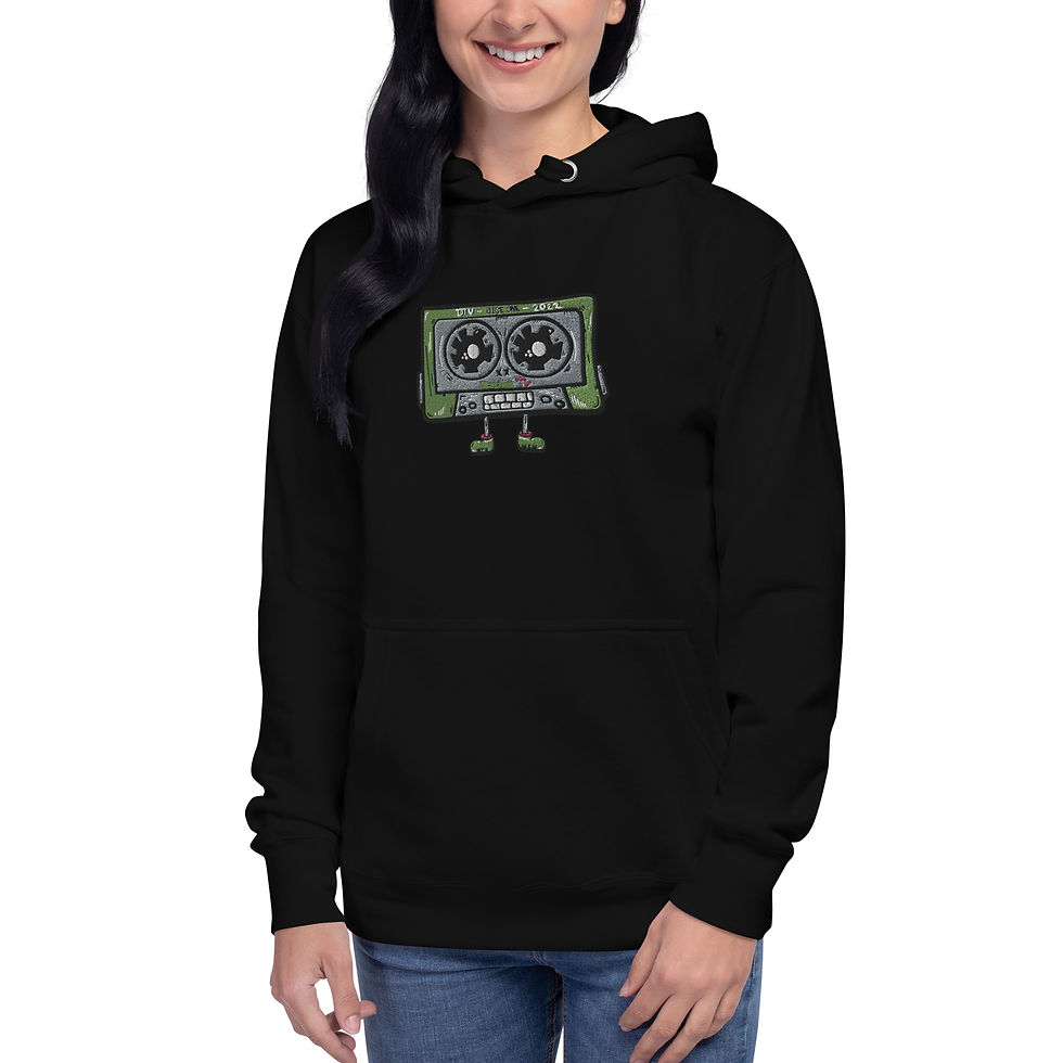 Thumbnail: Lou The Cassette Tape Unisex Hoodie!