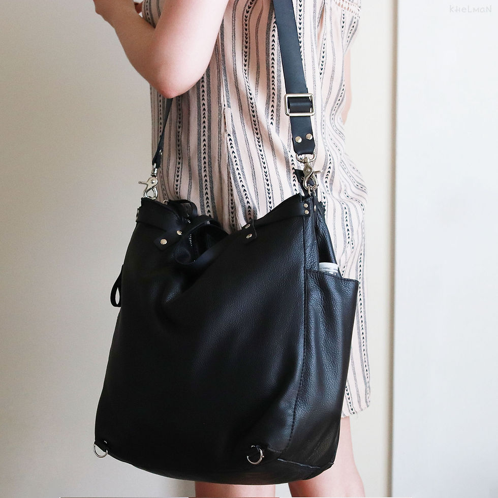 Thumbnail: Phoenix Lamb leather 3-in-1 Convertible