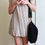 Thumbnail: Demilune. Crossbody hobo bag with flap