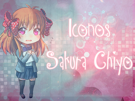 Iconos Sakura Chiyo ☆ ٩(｡•ω<｡)﻿و✩